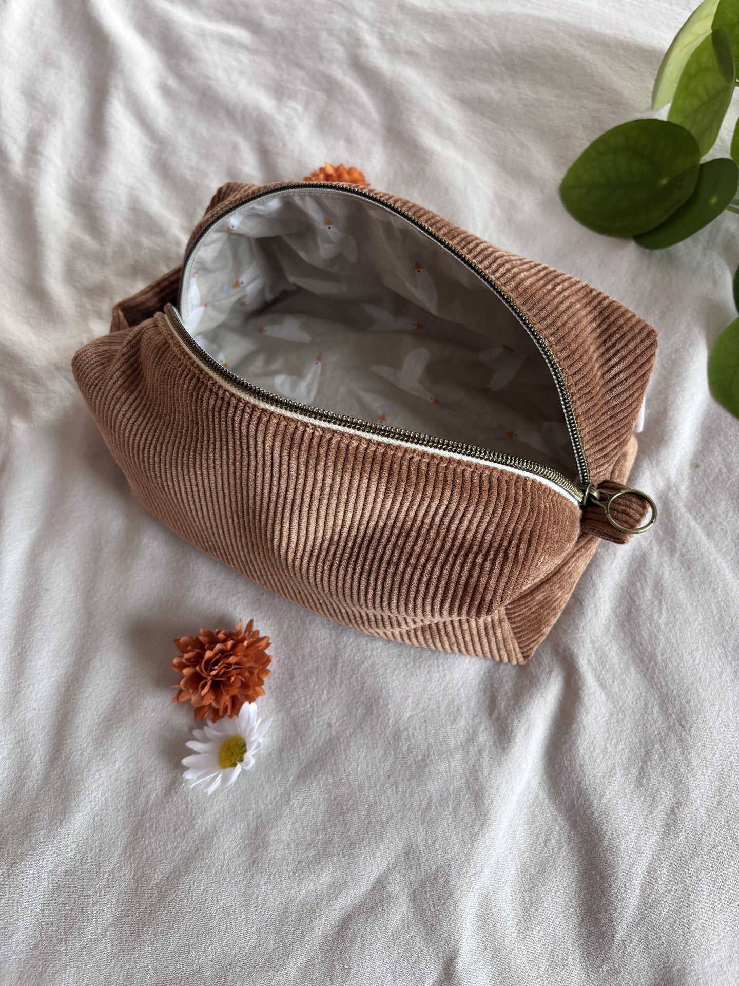 Trousse de toilette marron
