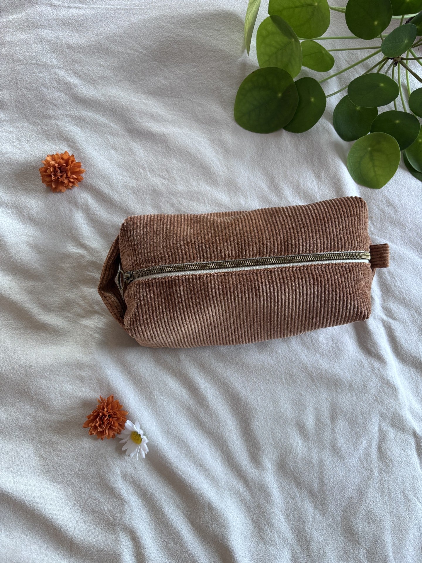 Trousse de toilette marron