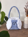Panier lapin bleu