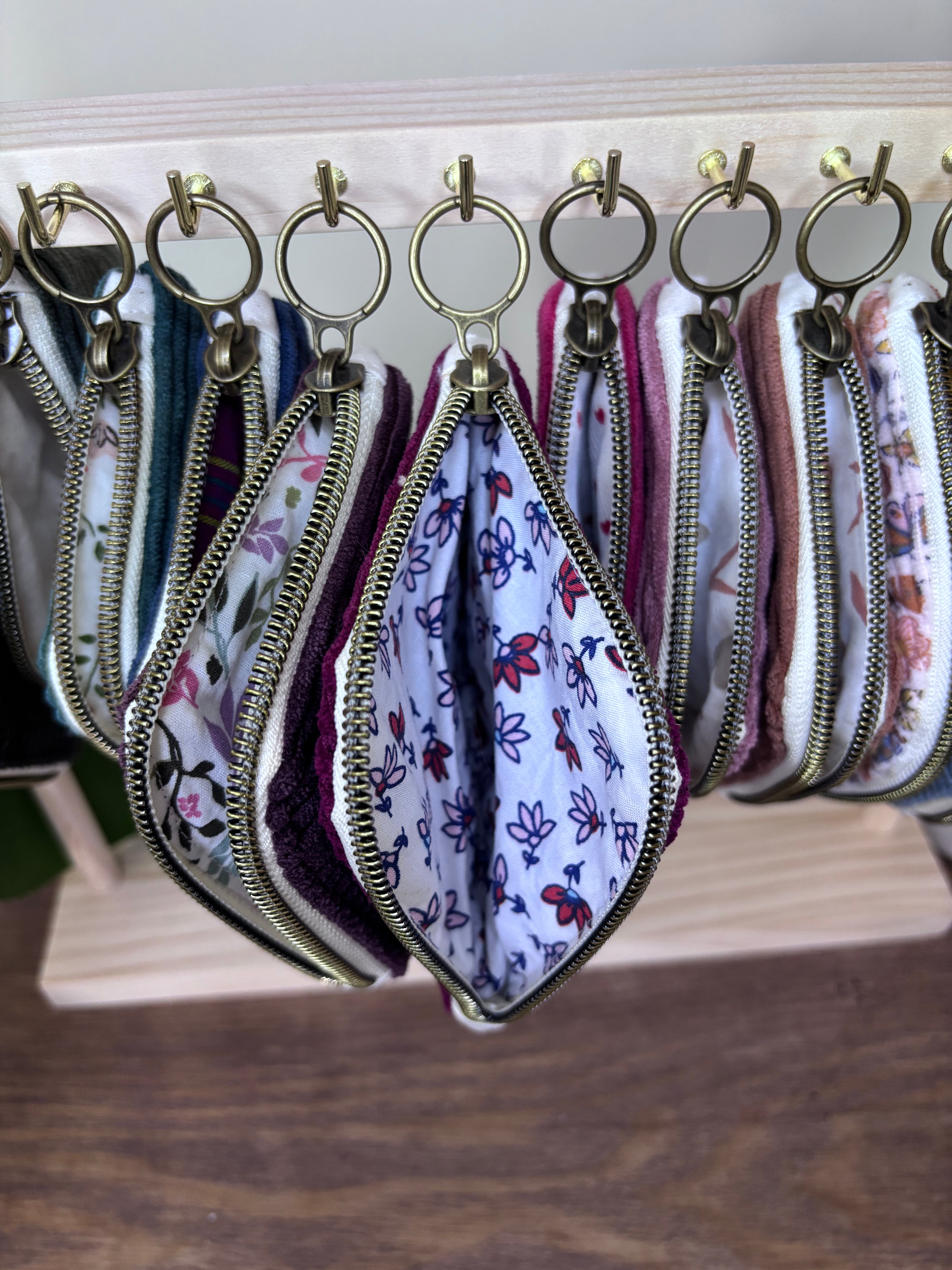 Porte-monnaie velours