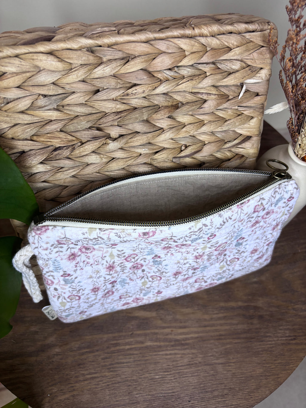 Pochette gaze de coton molletonnée
