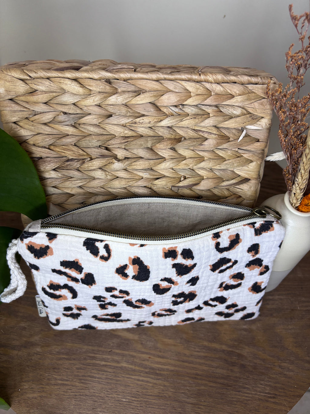 Pochette gaze de coton molletonnée