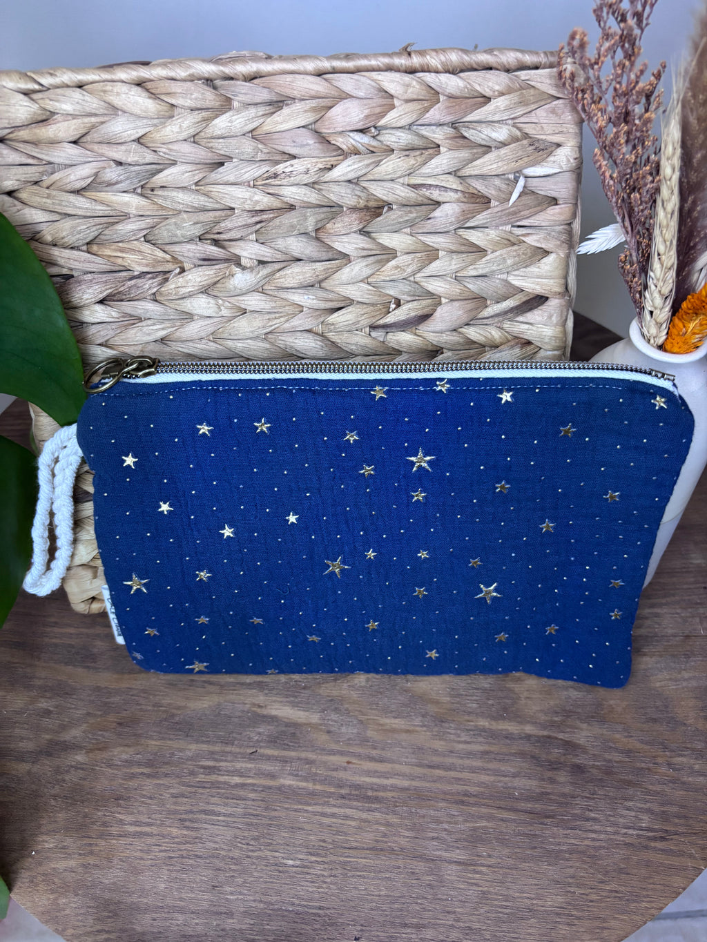 Pochette gaze de coton molletonnée
