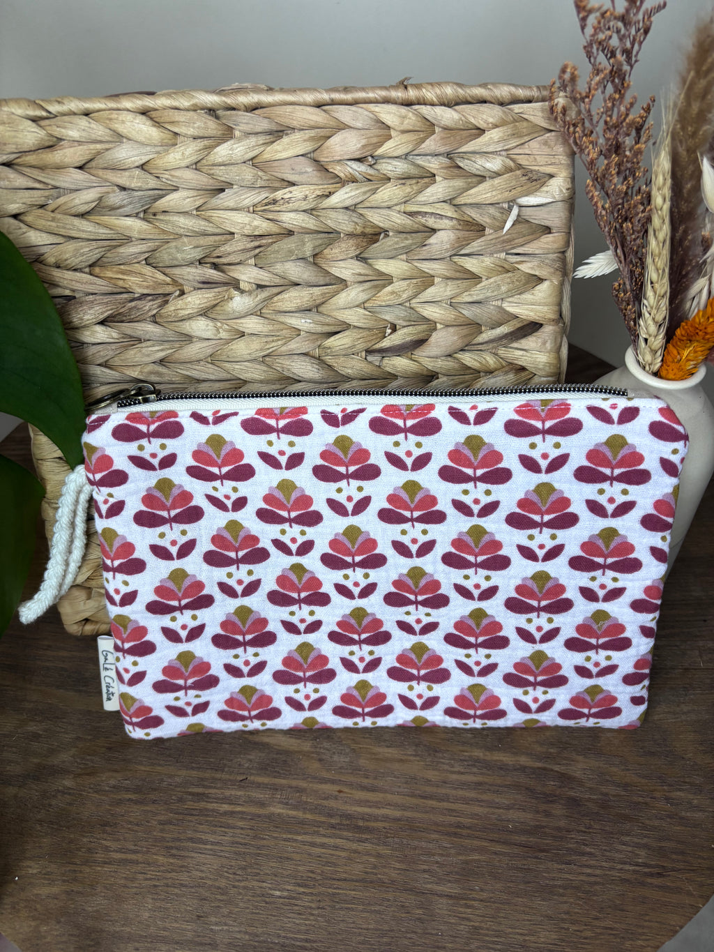 Pochette gaze de coton molletonnée