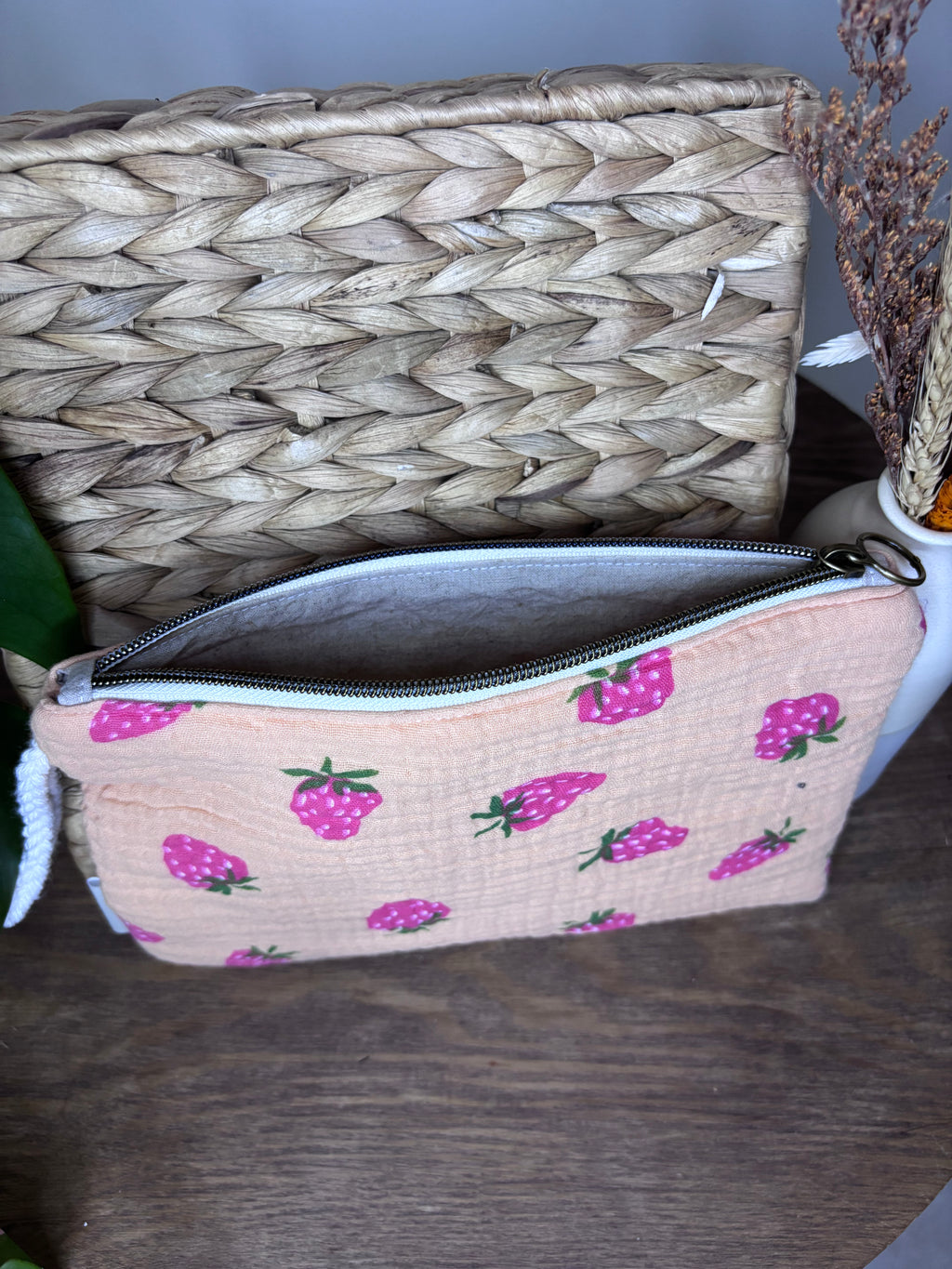 Pochette gaze de coton molletonnée