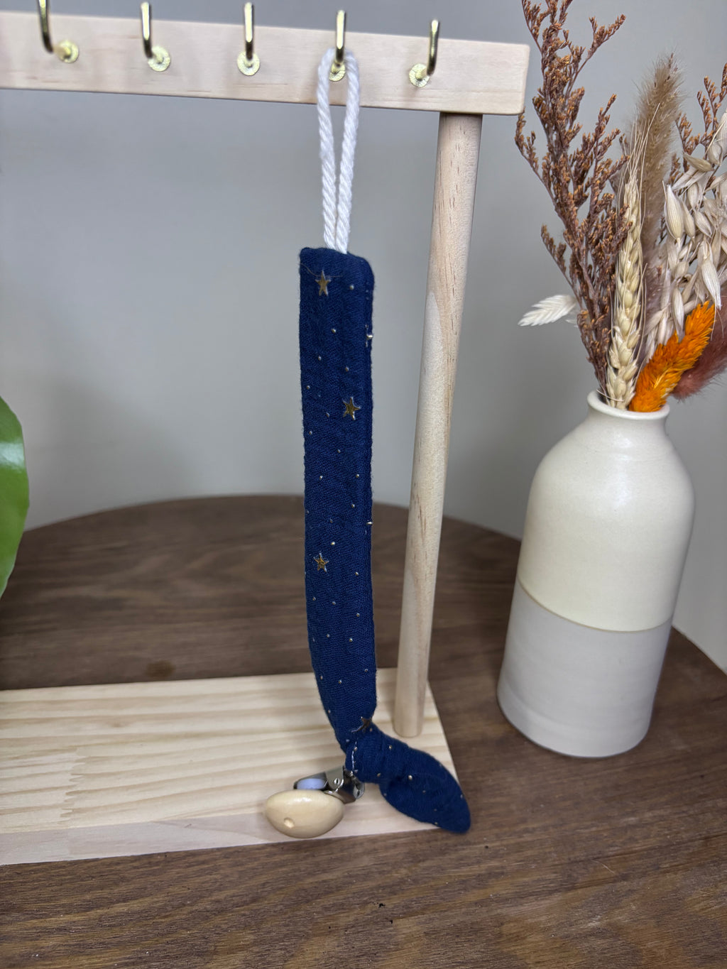 Attache tétine gaze de coton