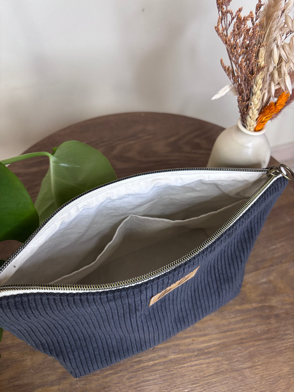 Trousse de toilette anthracite