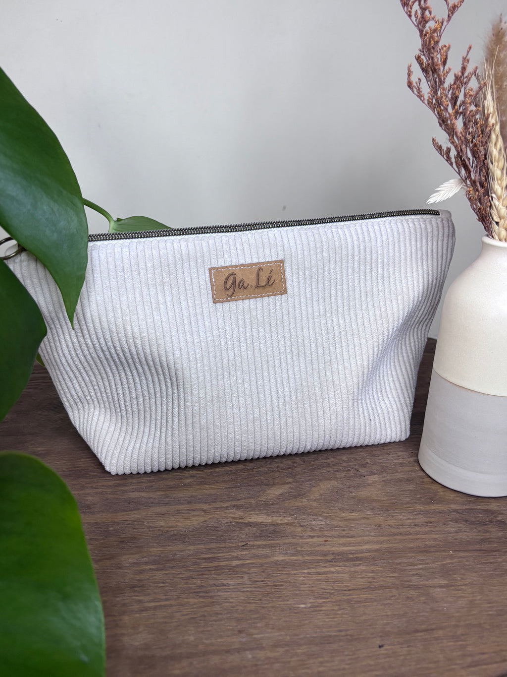Trousse de toilette écru