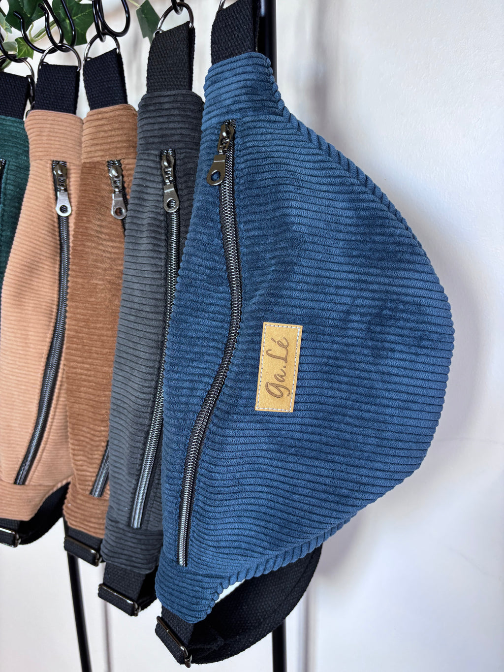 Sac banane velours HOMME