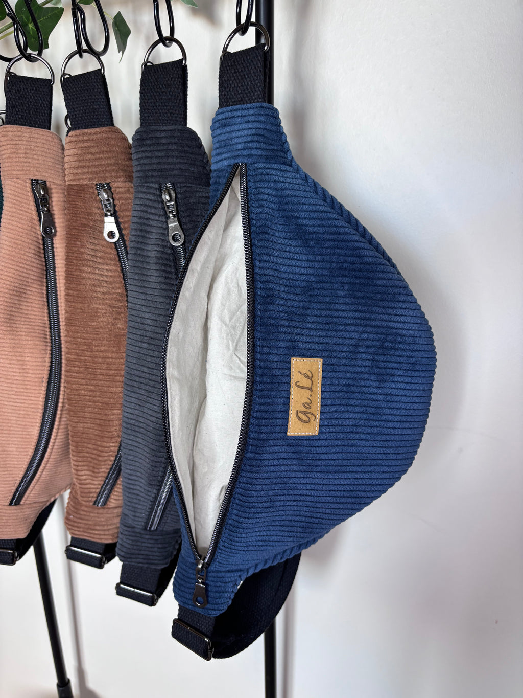 Sac banane velours HOMME