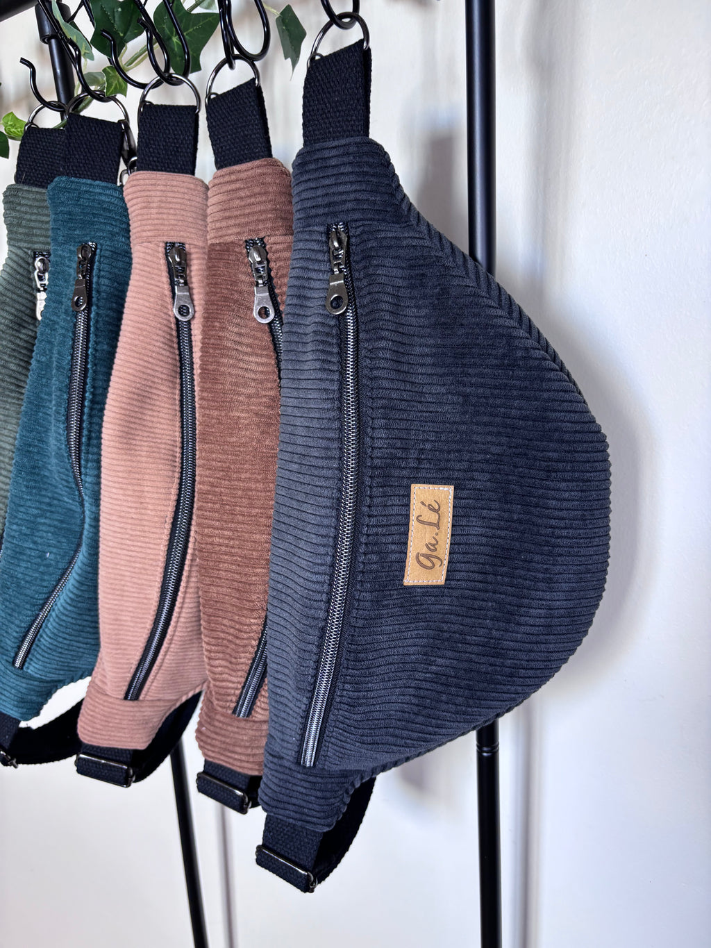 Sac banane velours HOMME