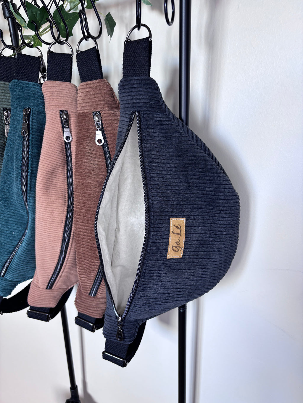 Sac banane velours HOMME