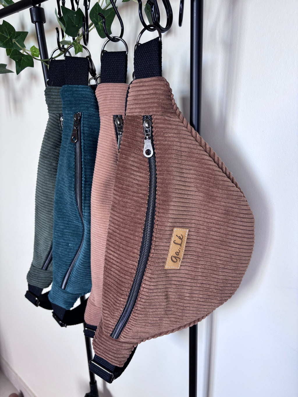 Sac banane velours HOMME