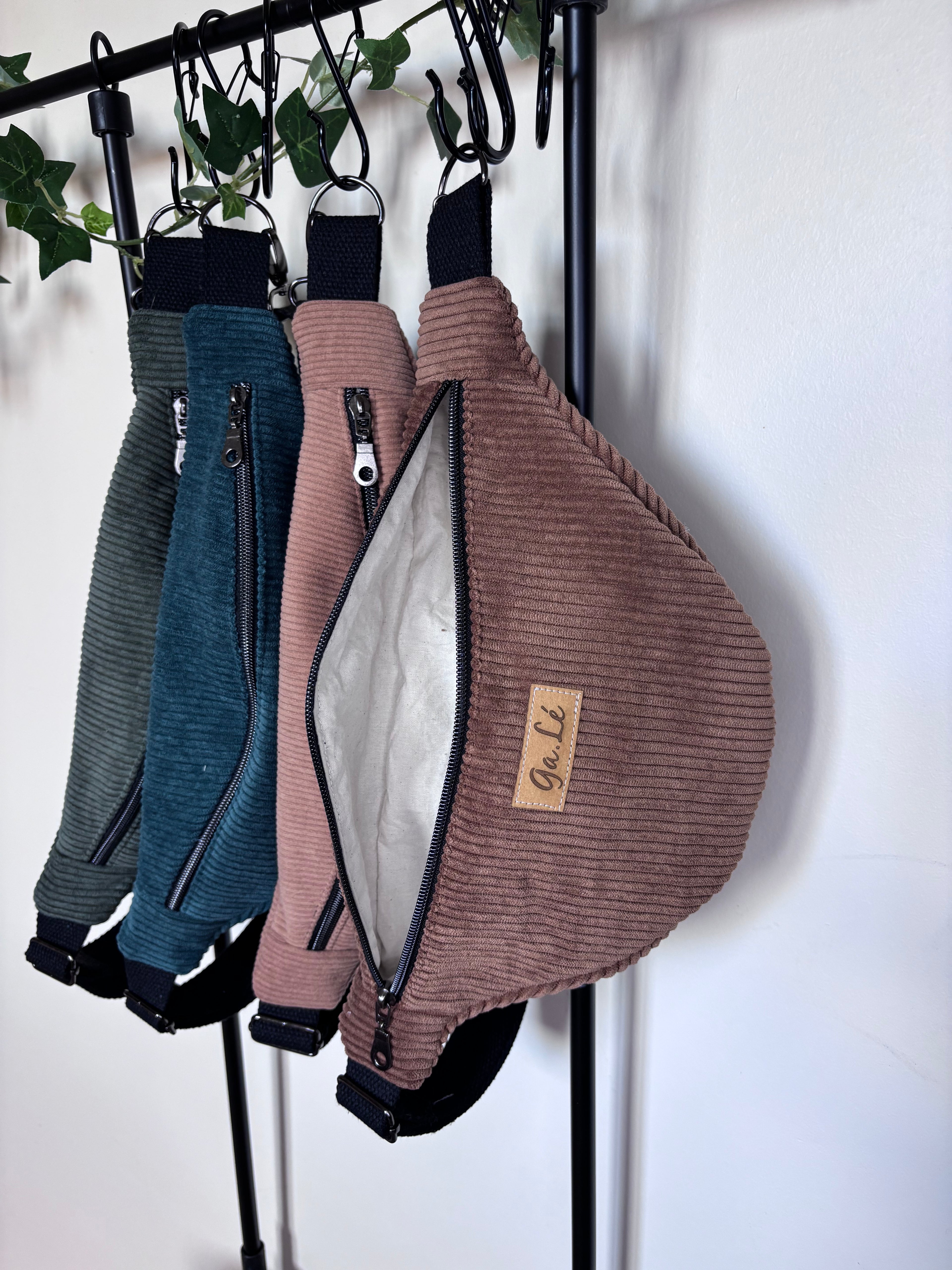 Sac banane velours HOMME