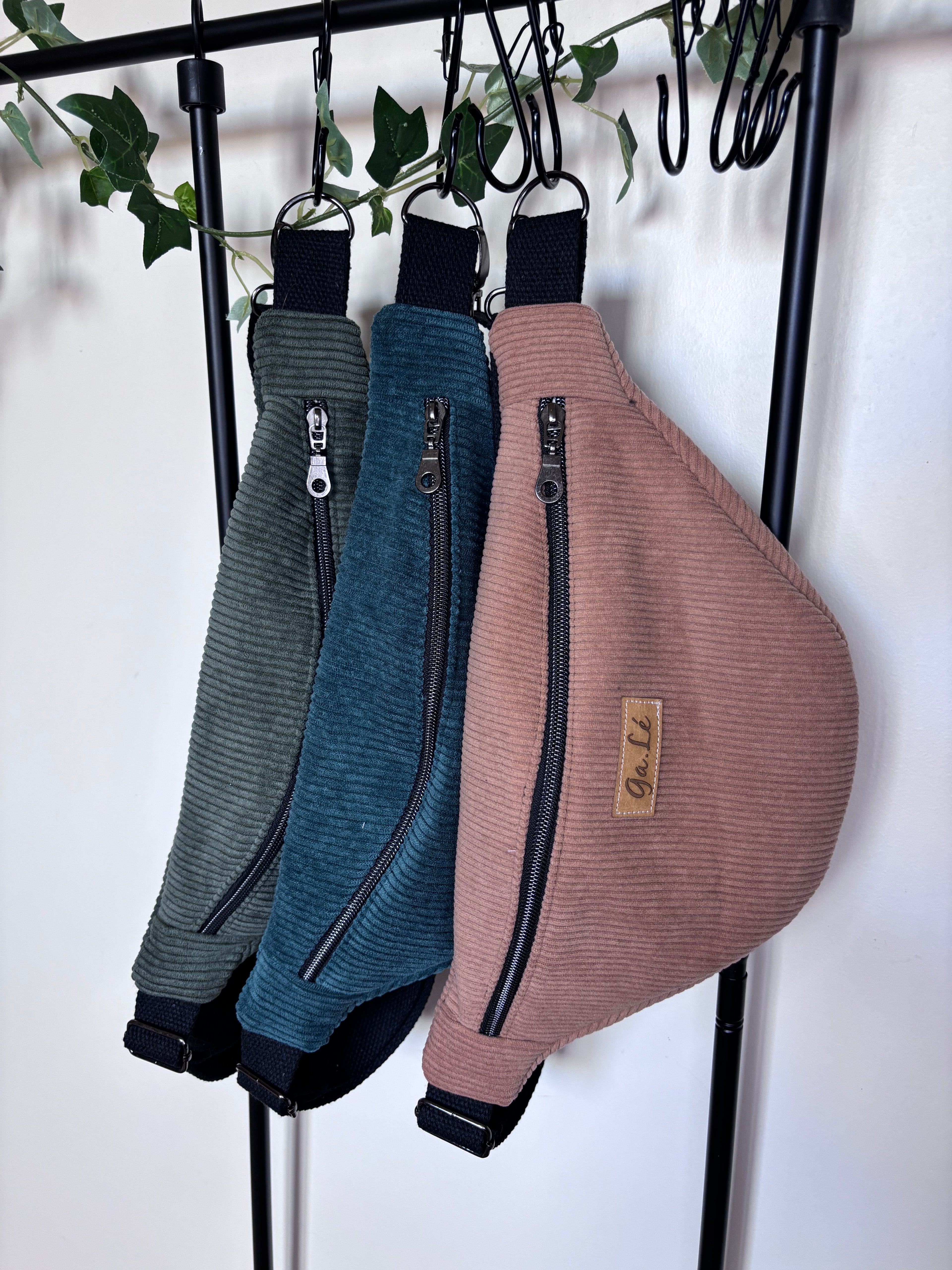 Sac banane velours HOMME