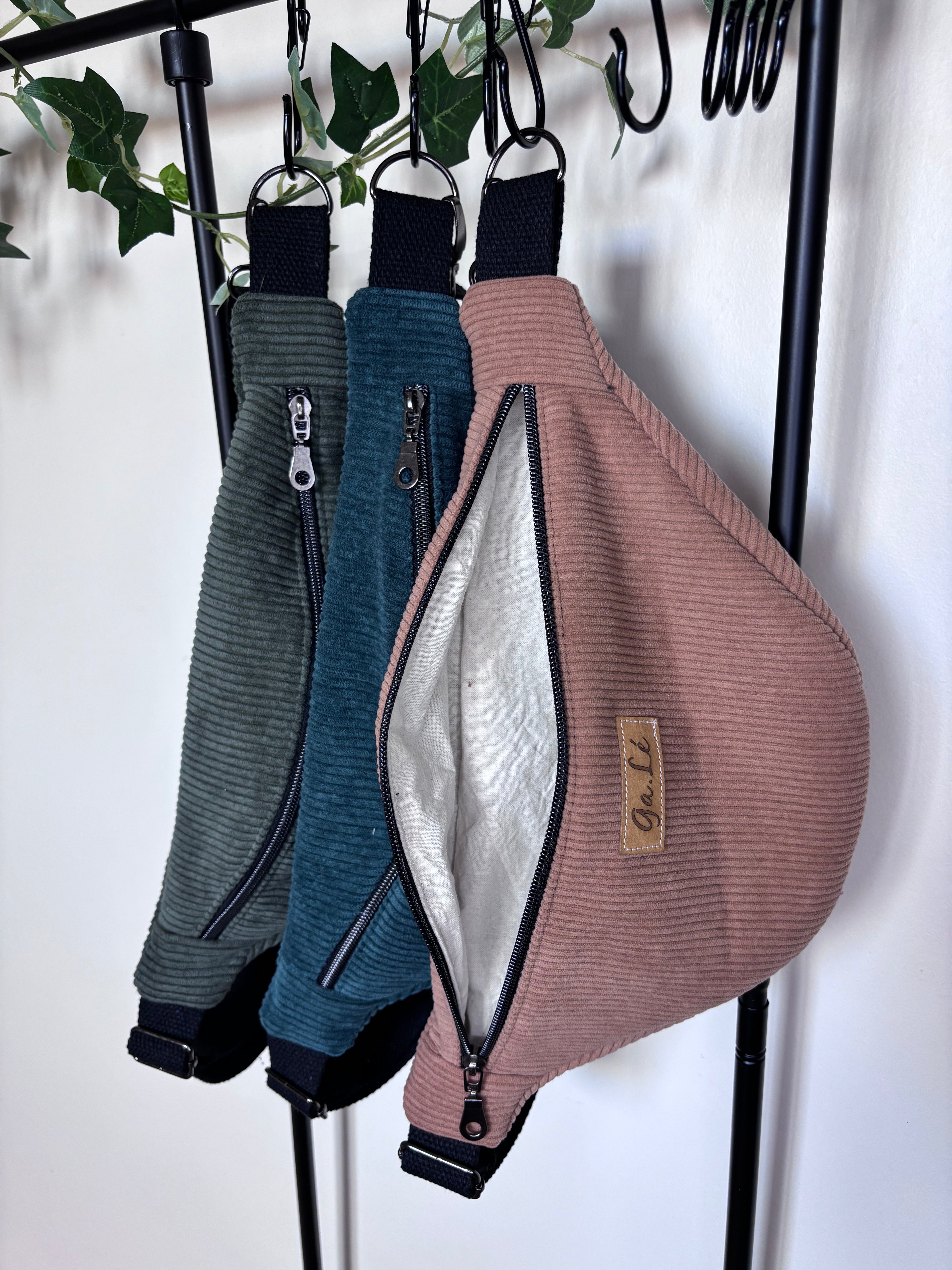 Sac banane velours HOMME