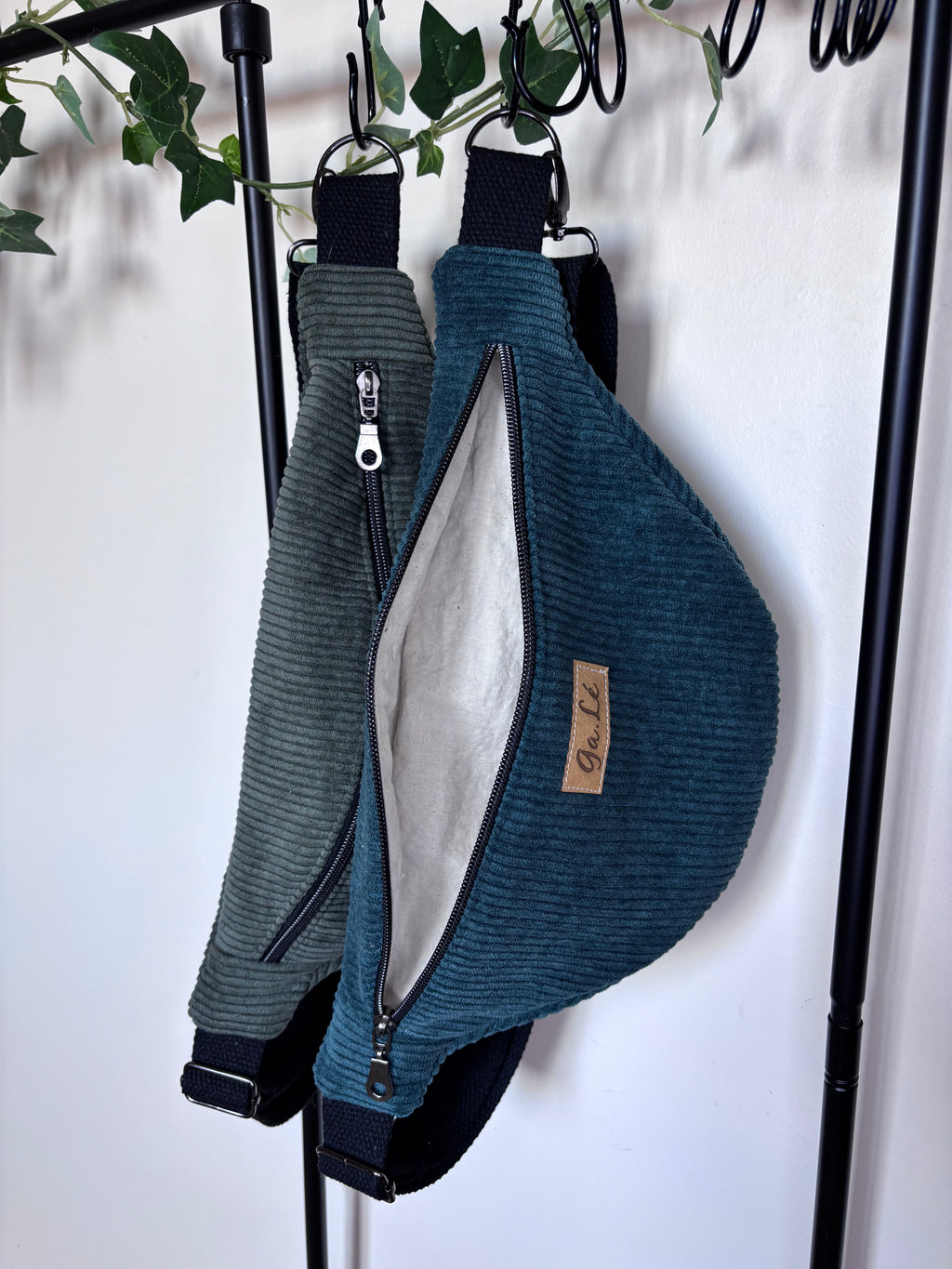 Sac banane velours HOMME