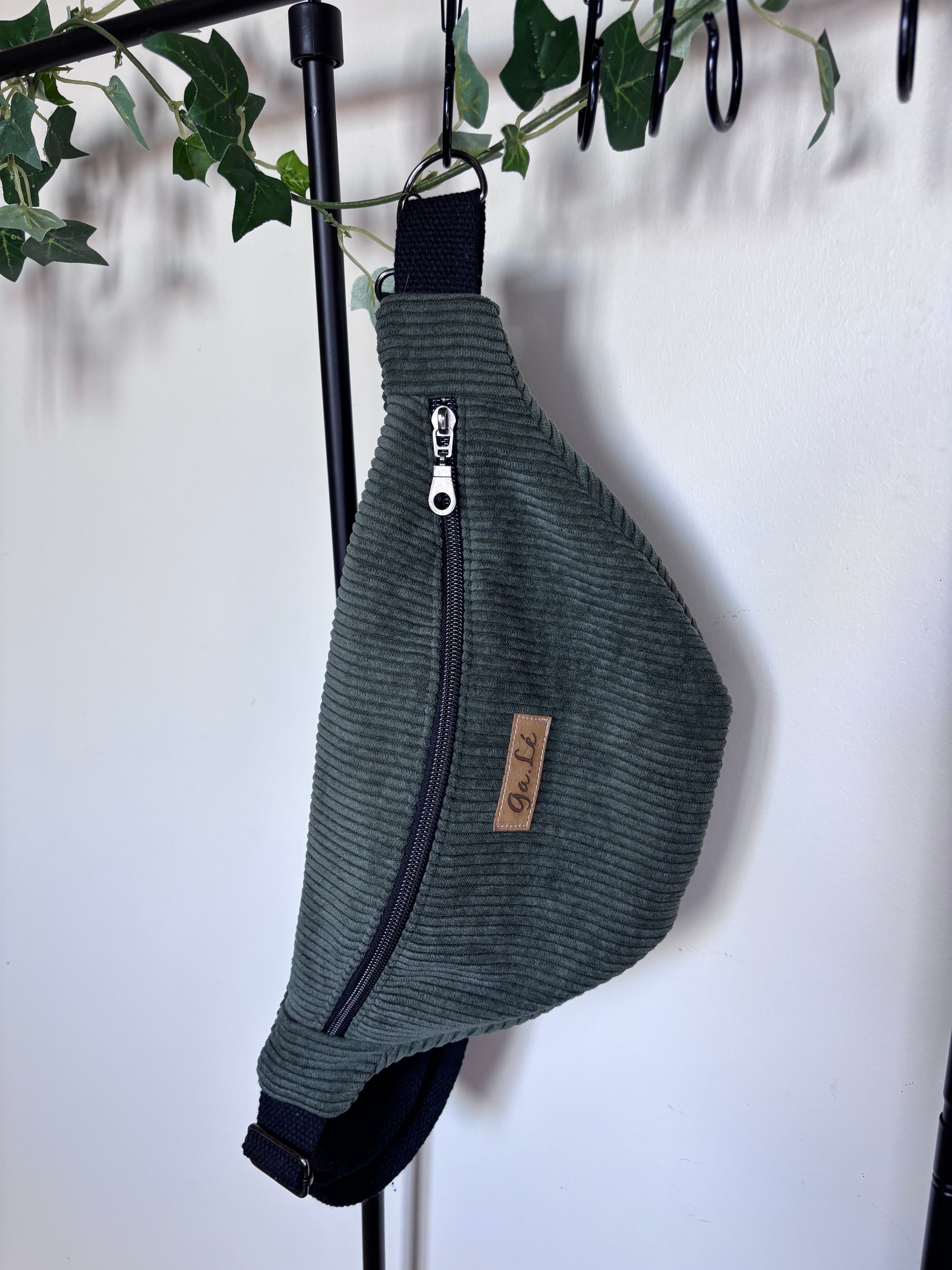 Sac banane velours HOMME
