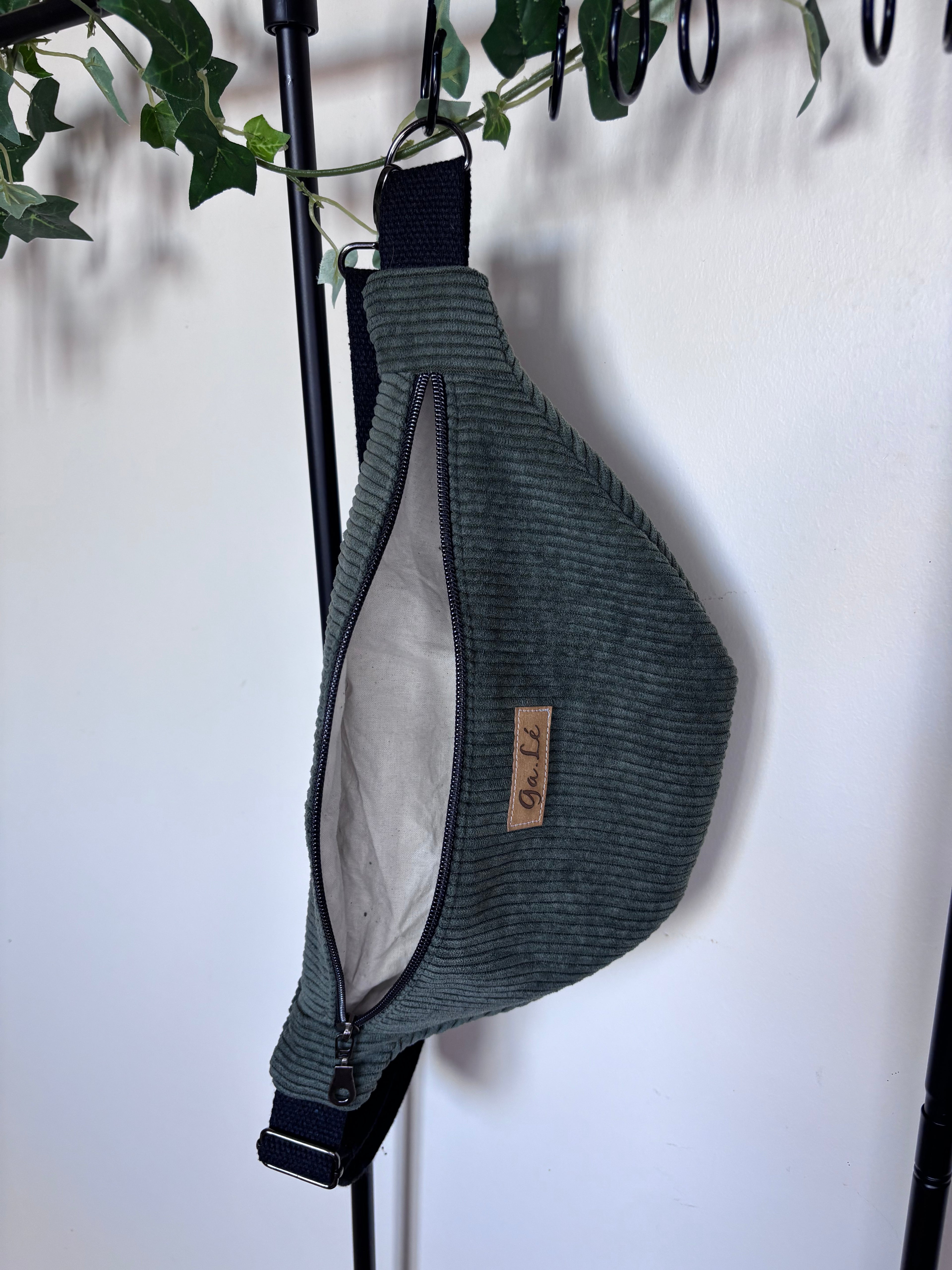 Sac banane velours HOMME