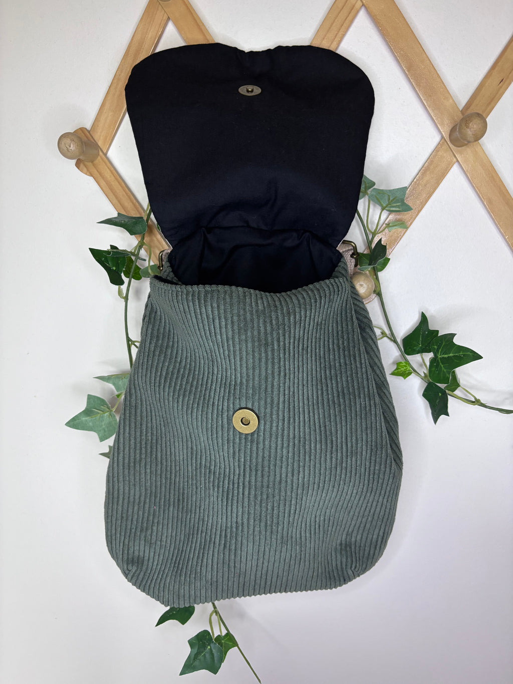 Sac à dos kaki renard et tipi