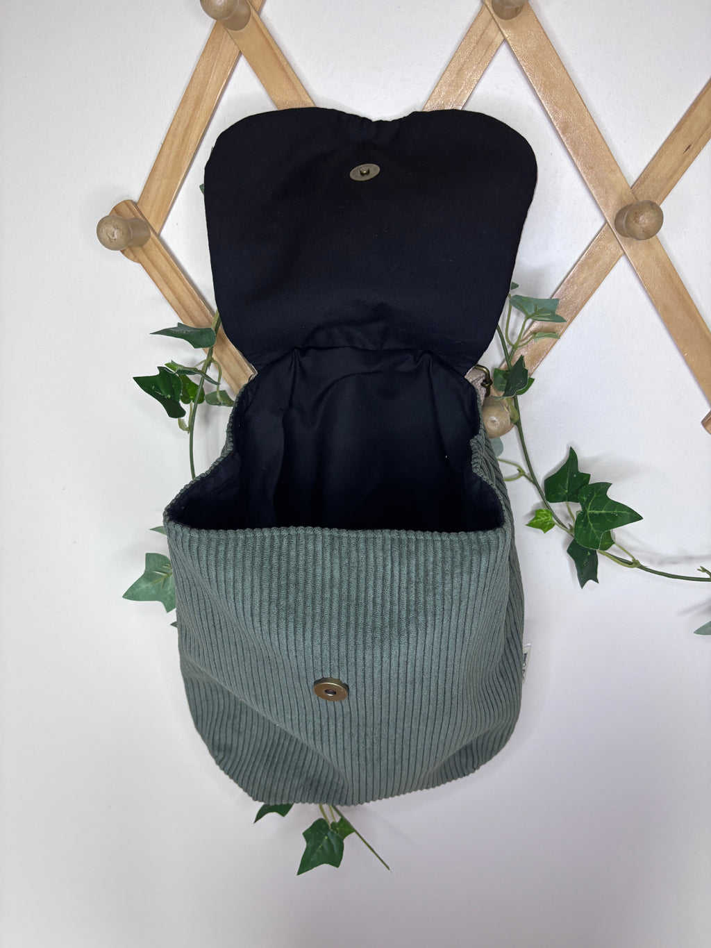 Sac à dos kaki renard et tipi