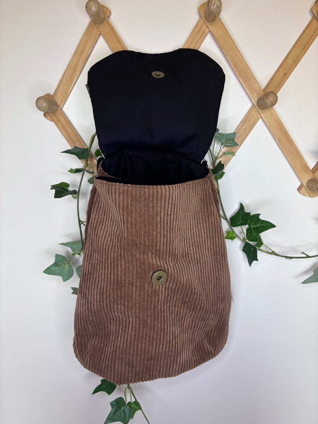 Sac à dos marron renard et forêt