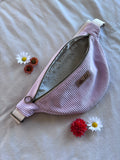Sac banane velours lila