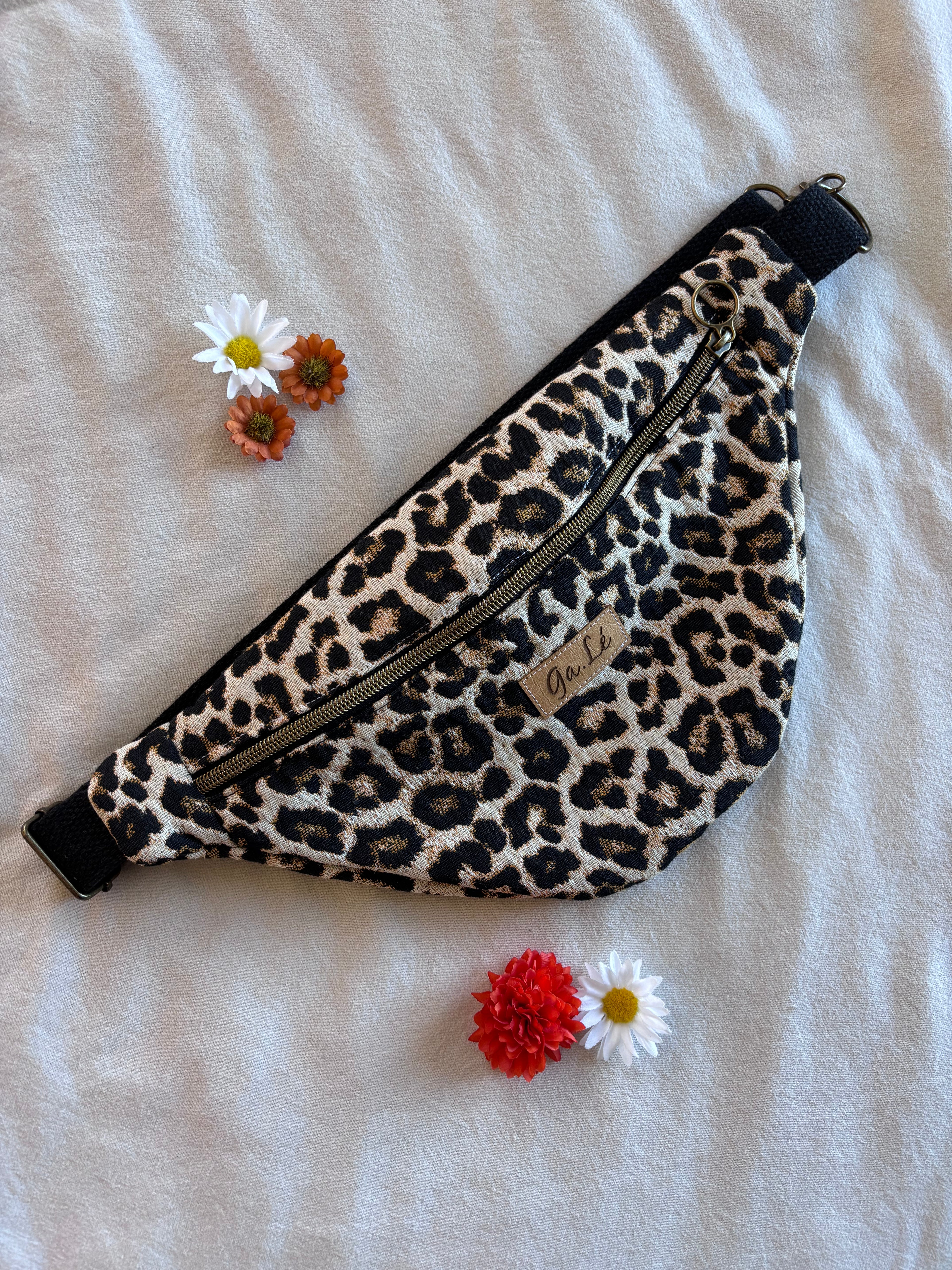 Sac banane léopard