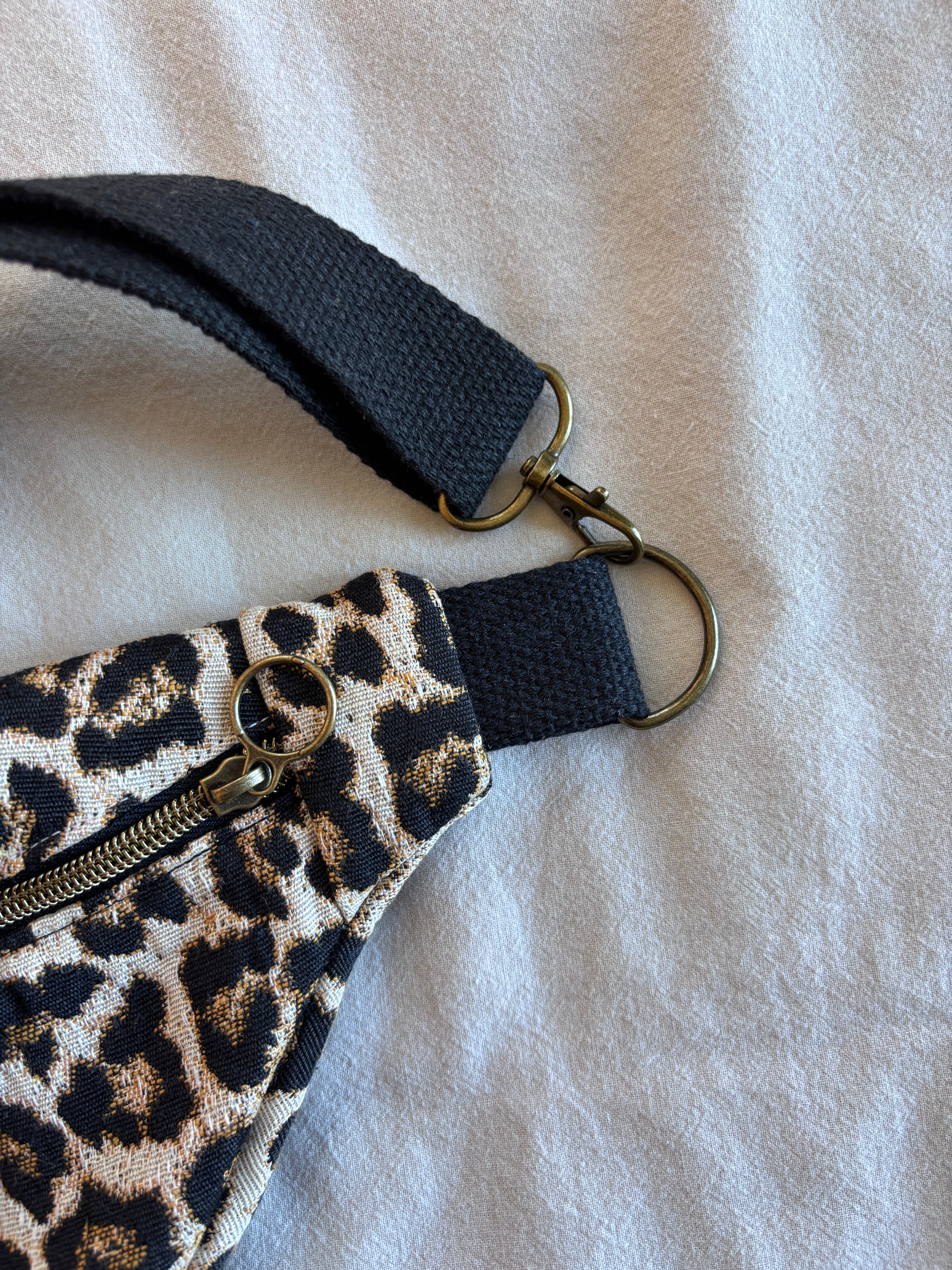 Sac banane léopard
