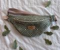 Sac banane losanges kaki