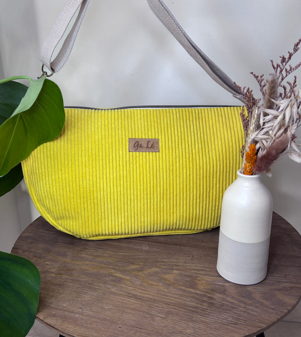 Sac bandoulière jaune