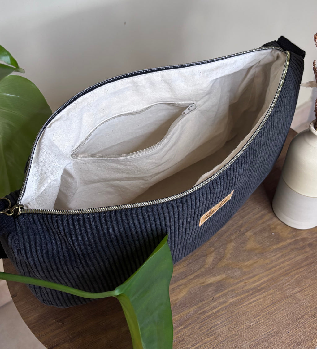 Sac bandoulière anthracite