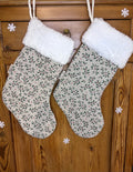Chaussette de Noël houx
