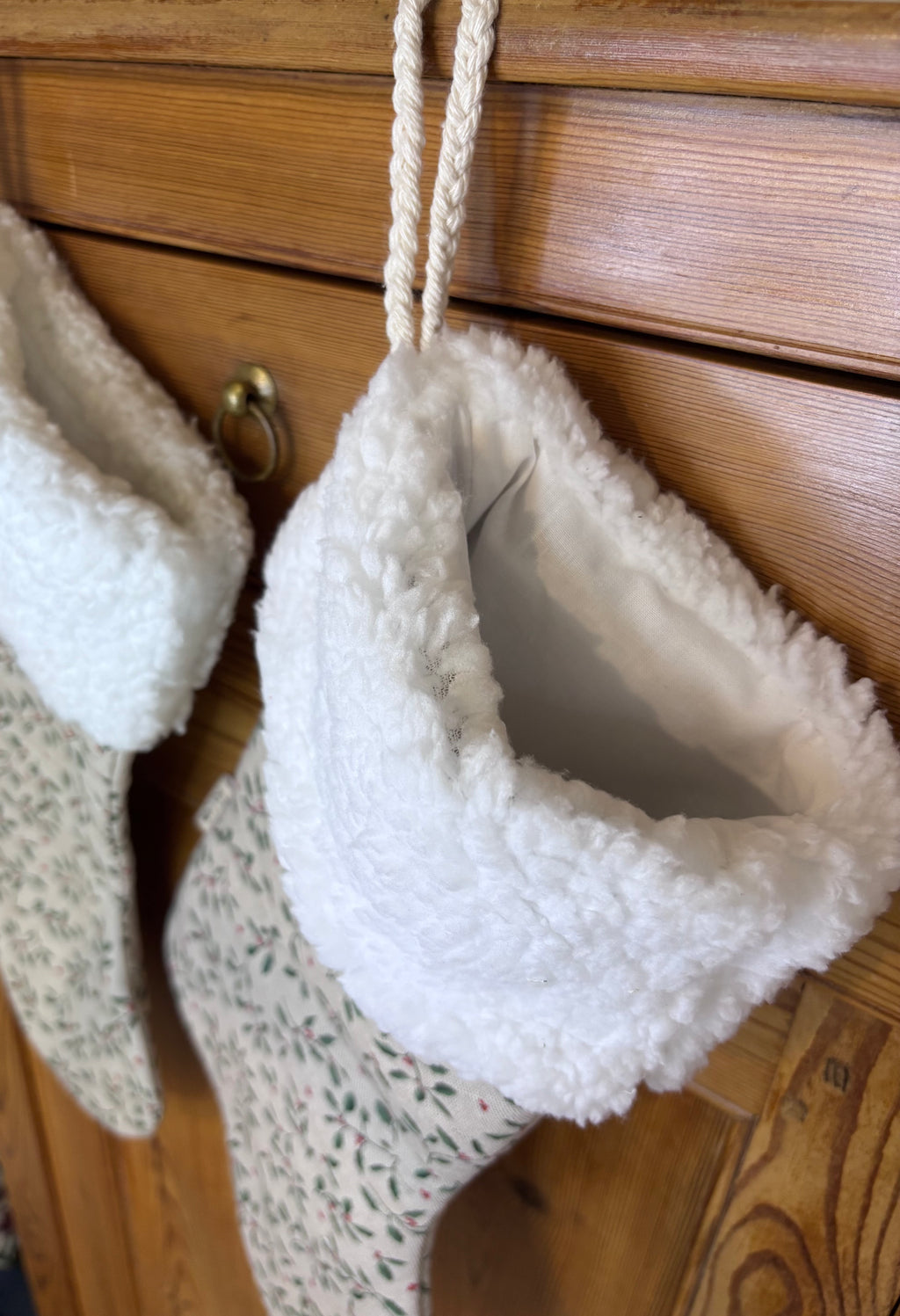 Chaussette de Noël houx
