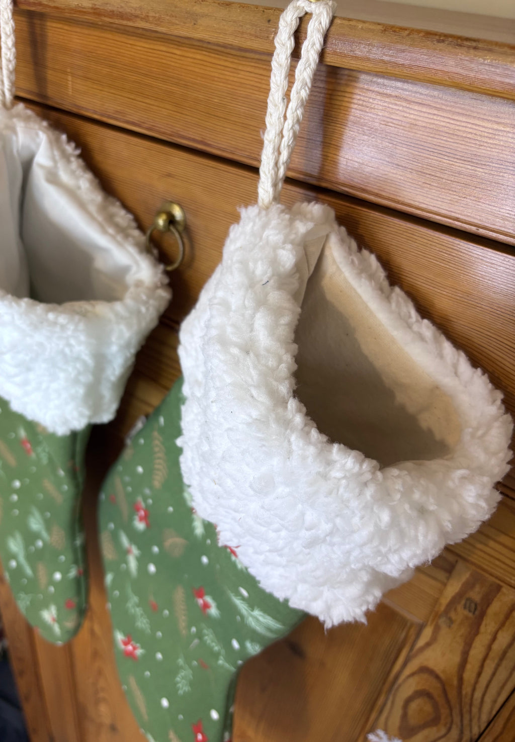 Chaussette de Noël verte
