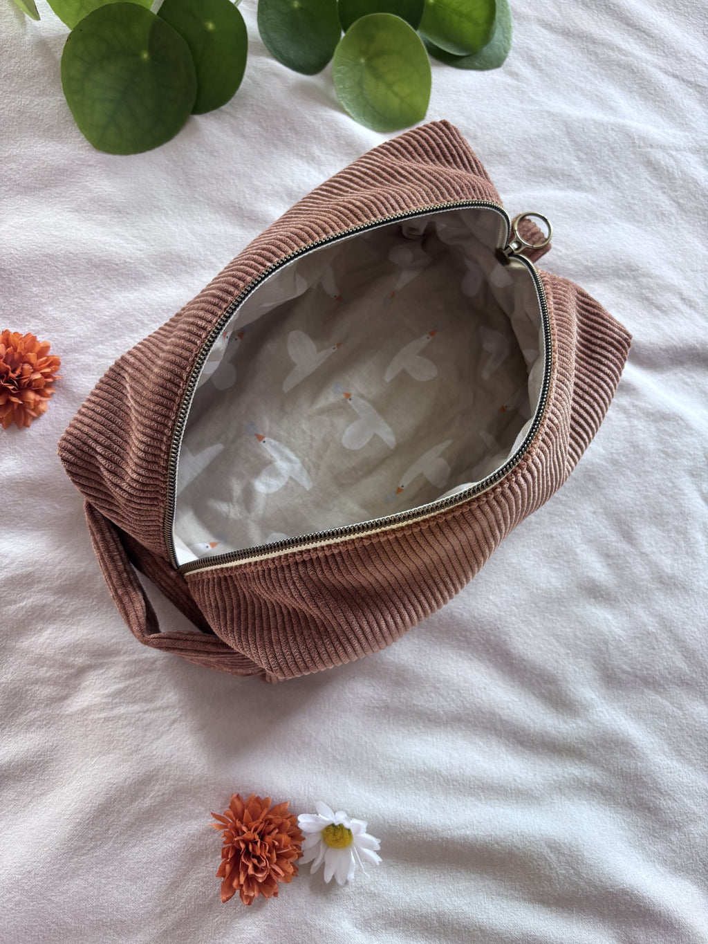 Trousse de toilette marron