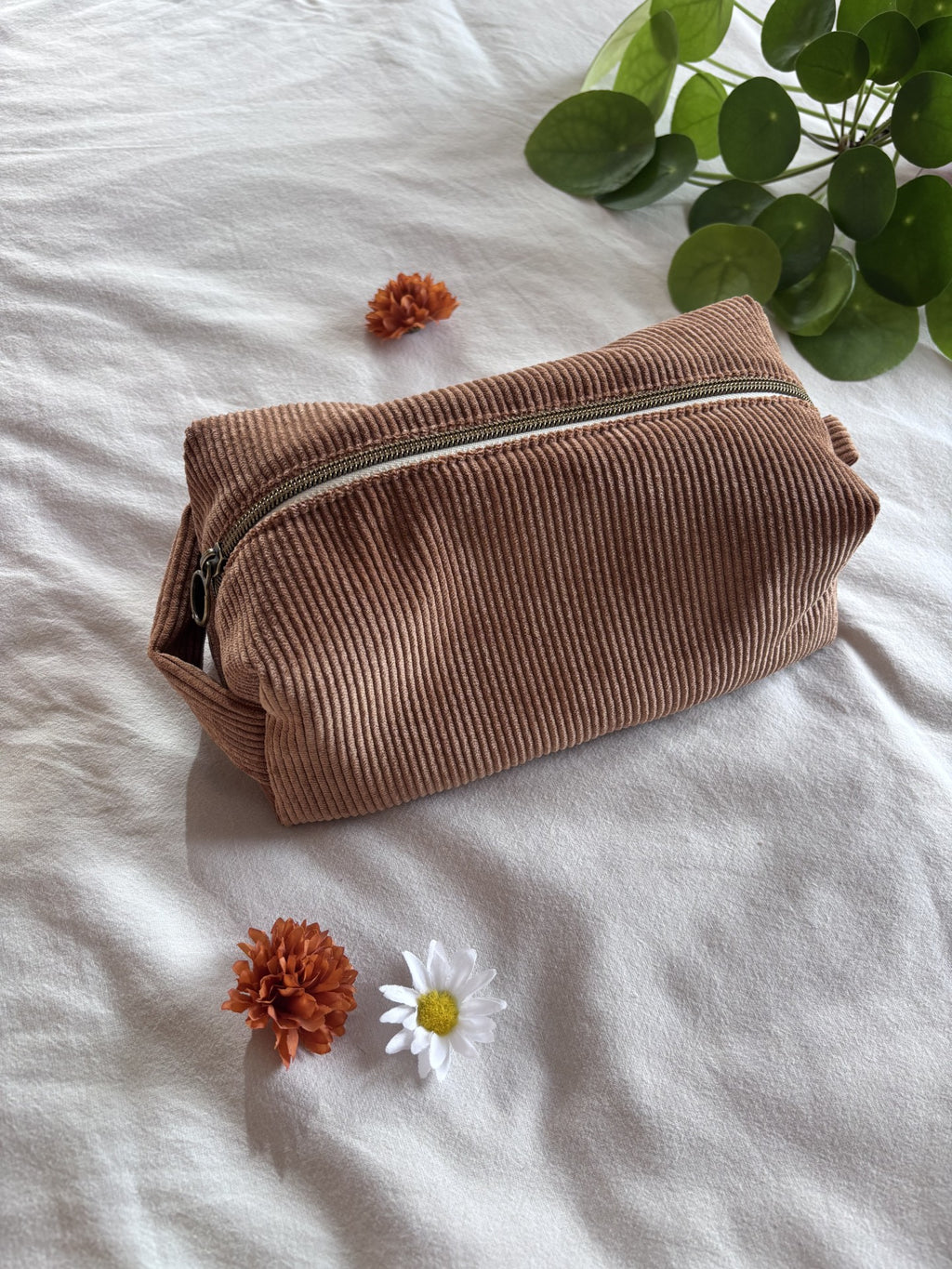 Trousse de toilette marron